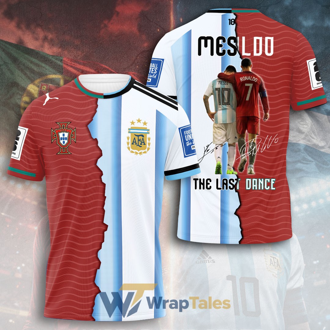 Lionel Messi Cristiano Ronaldo Last Dance 2026 World Cup Shirt
