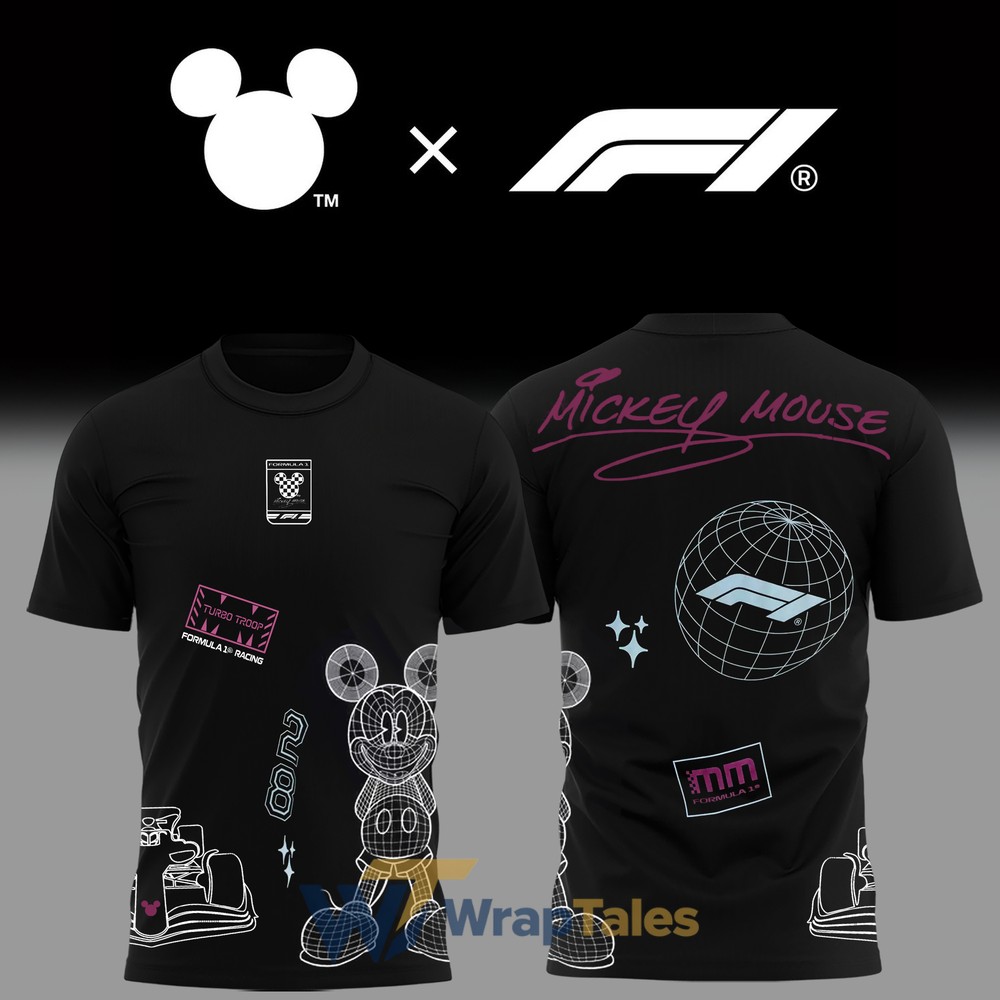 Disney x F1 ACADEMY Mickey Mouse Special Shirt - Premium Custom