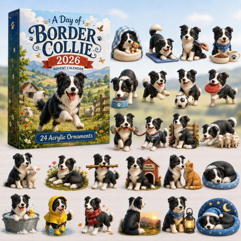 2026 Grassland Running Sheepdog Blind Box – 24-Day Festive Countdown Advent Calendar