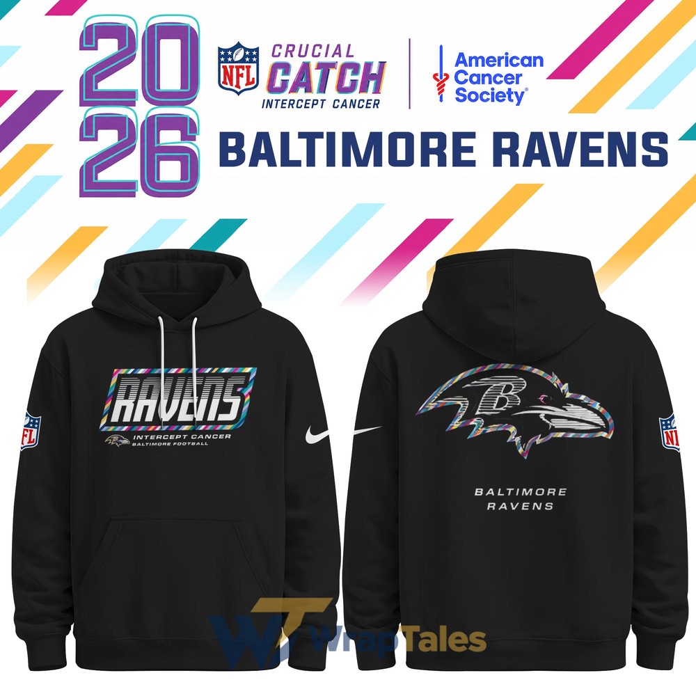 Baltimore Ravens 2026 NFL Crucial Catch Intercept Cancer Limited