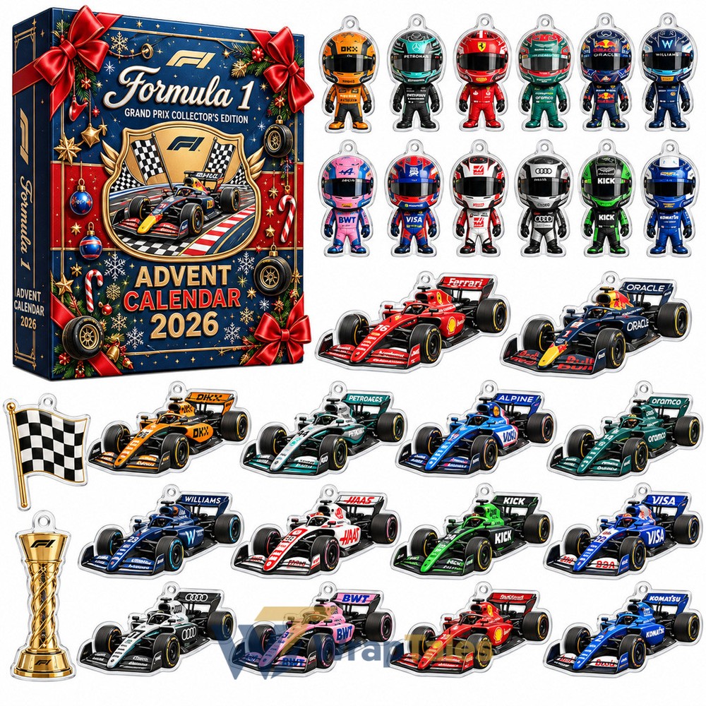 THE GRAND PRIX 2026 カレンダー 12個 Formula 1 Grand Prix 2026 Special Edition Advent Calendar
