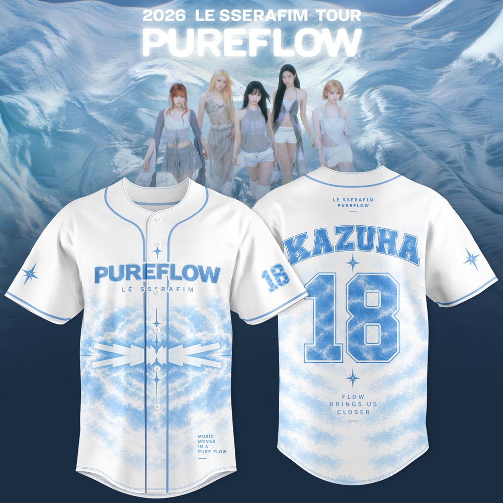 LE SSERAFIM PUREFLOW WORLD TOUR 2026 Limited Edition Baseball