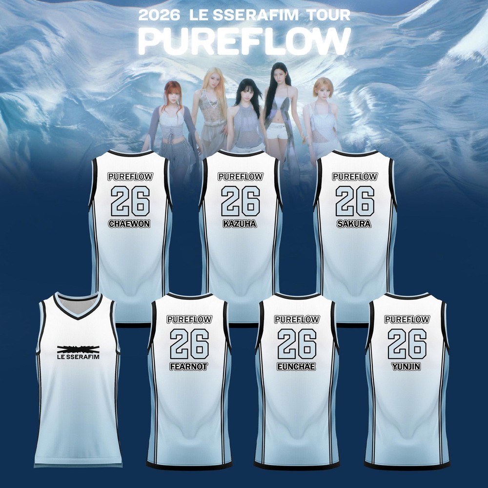 LE SSERAFIM PUREFLOW WORLD TOUR 2026 Limited Edition Basketball