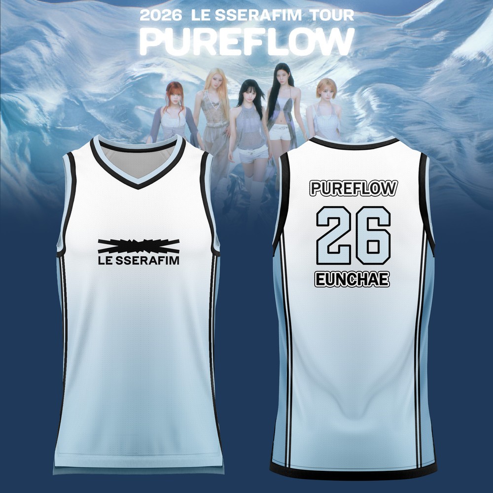LE SSERAFIM PUREFLOW WORLD TOUR 2026 Limited Edition Basketball