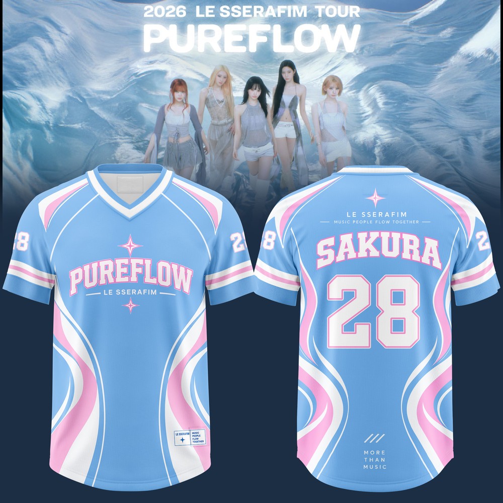 LE SSERAFIM PUREFLOW WORLD TOUR 2026 Limited Edition Football