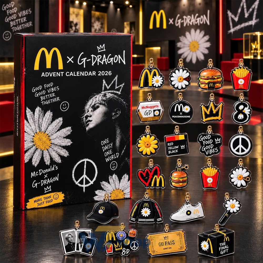 McDonald's x G-Dragon Big Bang 2026 Limited Edition Advent