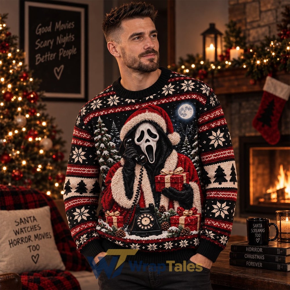 Scream Ghostface Santa Claus Christmas Holiday 2026 Special Ugly