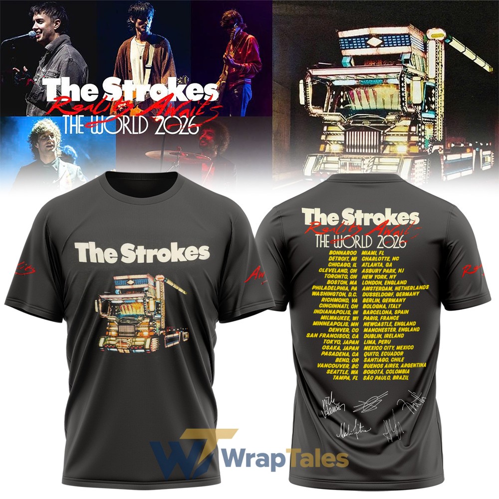 The Strokes Reality Awaits The World 2026 Dekotora Style Shirt