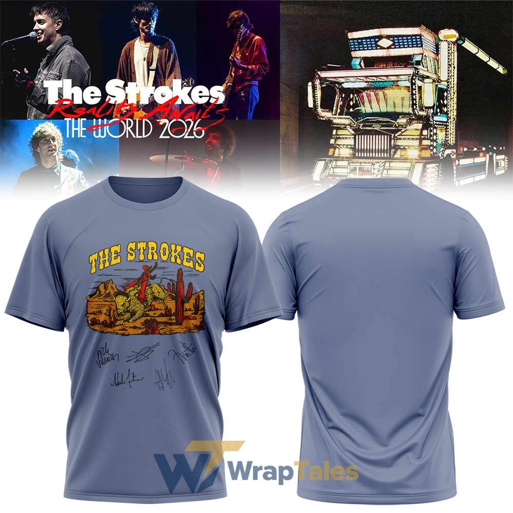 The Strokes Reality Awaits World Tour 2026 Special Shirt - Premium