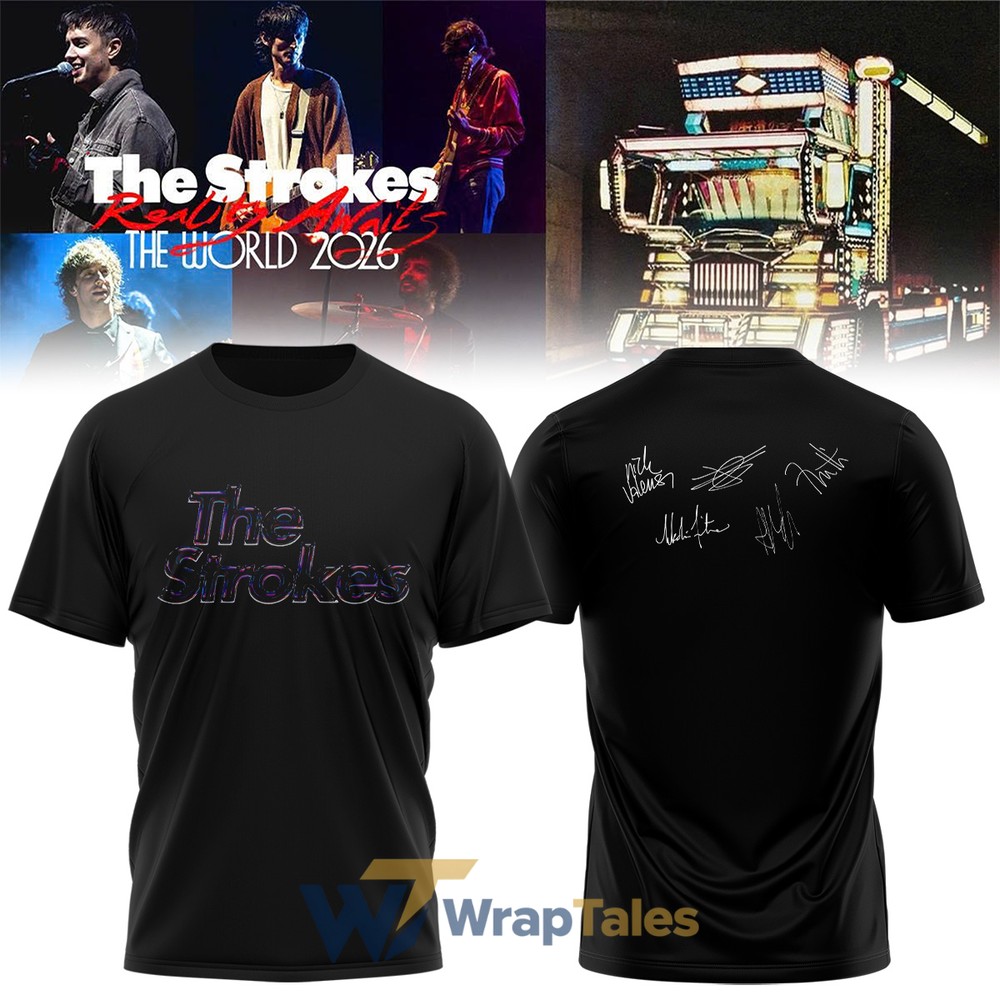 The Strokes Reality Awaits World Tour Special Shirt - Premium